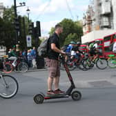 British e-scooter trials have been confined to England so far. Picture: Yui Mok/PA Wire