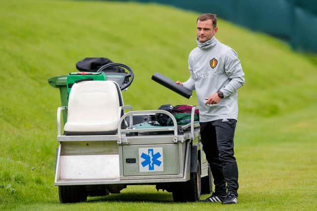 Maloney during his time as Belgium coach.