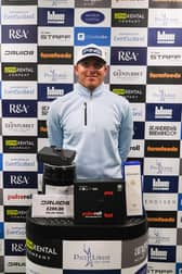 Daniel Young after his victory in the St Andrews Classic on the Tartan Pro Tour. Picture: Tartan Pro Tour