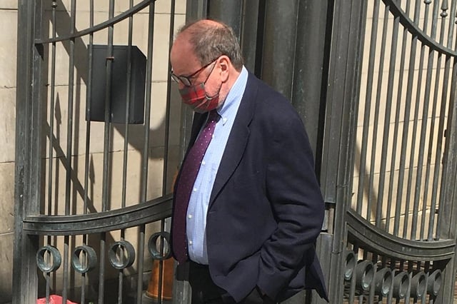 BBC radio presenter James Naughtie leave court