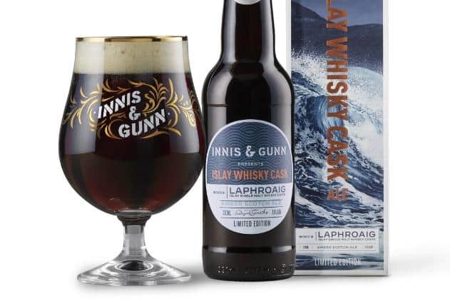 Innis & Gunn has launched its limited-edition beer in collaboration with the iconic Islay based whisky maker Laphroaig.