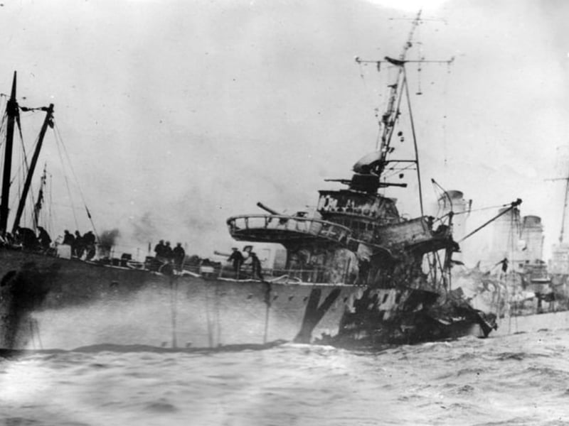 On April 30, 1940, a French warship known as the Maille Brézé was anchored at Greenock. It is said that a torpedo tube on the ship “malfunctioned” and launched itself through the ship’s deck which set the boat’s fuel tanks ablaze. While some crew members were fortunate enough to abandon ship many others were trapped in the mess hall and it was reported that 28 men lost their lives as the ship sank. A doctor present on the scene made the heartbreaking decision to administer morphine to the trapped sailors through the ship’s portholes in order to soften an imminent and painful death. It is unknown why the torpedo tube malfunctioned on that horrific day.