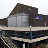 Motherwell Concert Hall and Theatre has shut after reinforced autoclaved aerated concrete (RAAC) was found in its roof. Picture: John Devlin