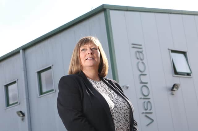 Michelle Le Prevost, managing director of Cambuslang-based Visioncall and former Black & Lizars MD. Picture: Stewart Attwood