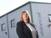 Michelle Le Prevost, managing director of Cambuslang-based Visioncall and former Black & Lizars MD. Picture: Stewart Attwood