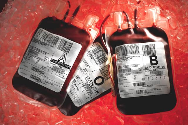 Blood and blood products are vital life savers and are in high demand
Pic: SNBTS