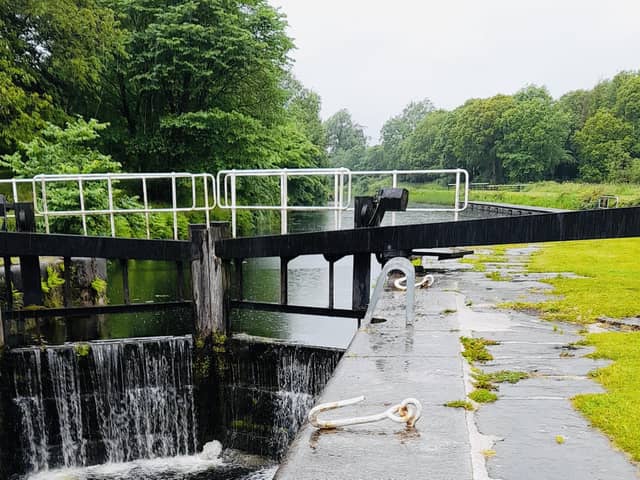 A lock on the Union Canal