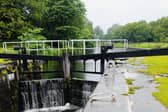 A lock on the Union Canal