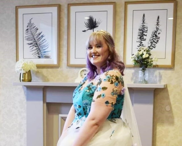 Laura Laing, 30, suffered the agonising injury while staying with friends at a cabin in Dunoon, Argyll & Bute as part of her hen do. Pictures: supplied