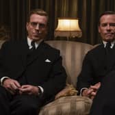 Damian Lewis and Guy Pearce in A Spy Among Friends