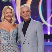 Phillip Schofield with his This Morning co-presenter Holly Willoughby. PIC: Jonathan Brady/PA Wire.