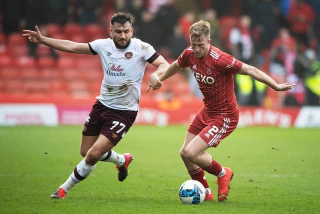 Aberdeen and Hearts are battling it out for third place. (Photo by Paul Devlin / SNS Group)