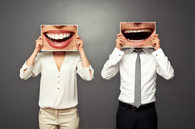 Couple laughing Pic: Adobe