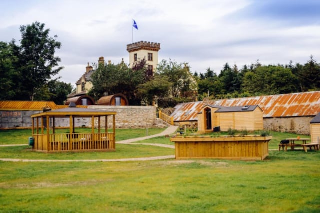 Located in Invergordon, eight miles from Tain, these camping huts include free WiFi, children's playground, a garden with a barbecue, and a continental breakfast. Prices start at around £75 per night.