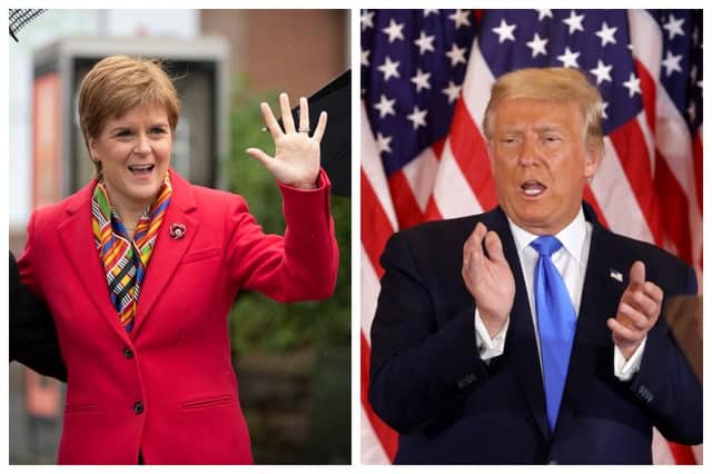 Does the US election tell us anything about Scottish independence? (Photos: PA/Getty Images)