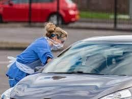 Nicola Sturgeon was quizzed about testing for NHS staff.