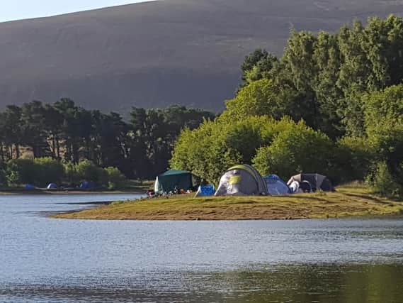 'Irresponsible' camping became a mounting issue throughout the pandemic as locals flocked to Balerno's Harlaw reservoir on warm weekends in summer, leaving litter and damaging the woods and wildlife around the reservoir.