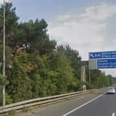 The crash happened close to junction 5 of the M53. Photo: Google