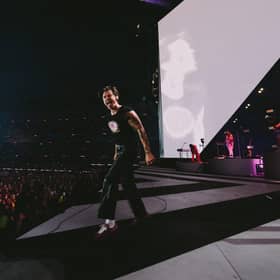 Harry Styles at Murrayfield PIC: Lloyd Wakefield