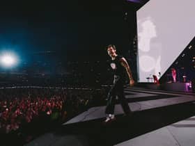 Harry Styles at Murrayfield PIC: Lloyd Wakefield