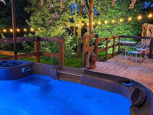 You can't beat evebning hot tub time.