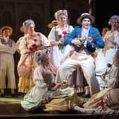 William Morgan as Marco Palmieri in Scottish Opera's production of Gilbert and Sullivan's The Gondoliers, at the Theatre Royal in Glasgow. PIC: Jane Barlow/PA Wire