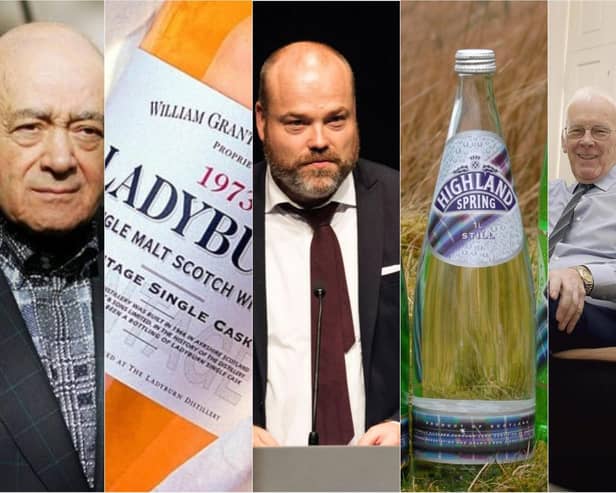 Sunday Times Rich List 2023 - Scotland Top Five including Mohamed Al Fayed, Glenn Gordon, Anders Povlsen, Mahdi a-Tajir and Sir Ian Wood.