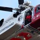 A coastguard helicopter was involved in the rescue (Andrew Milligan/PA) (PA Archive)