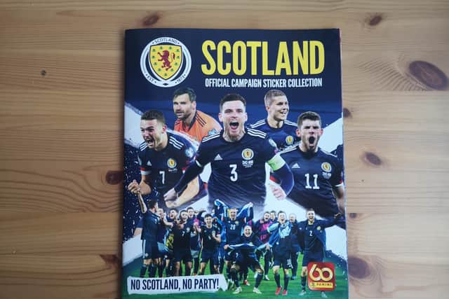 The dedicated Scotland Panini sticker album.