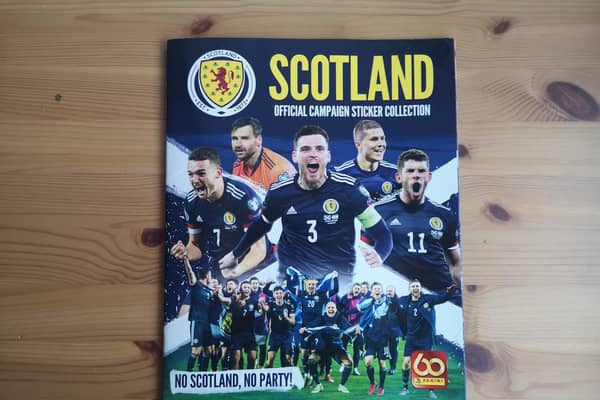 The dedicated Scotland Panini sticker album.