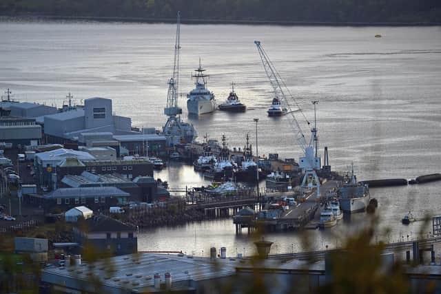 Faslane is home to the UK's nuclear deterrent. Picture: Jeff J Mitchell/Getty