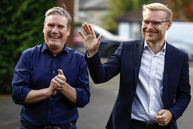 Prime Minister Keir Starmer with Scottish Labour energy and climate minister Michael Shanks (Picture: Jeff J Mitchell/Getty Images)