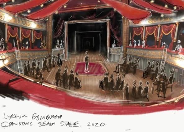 Another angle on the Lyceum's new-look interior by Tom Piper PIC: Lyceum Theatre