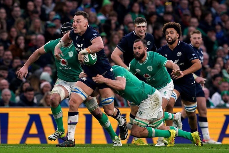Was Scotland’s most effective attacker and official stats show he made 12 carries, the most of any player in dark blue. Stout in defence too and, like Gilchrist, played the full 80. 8