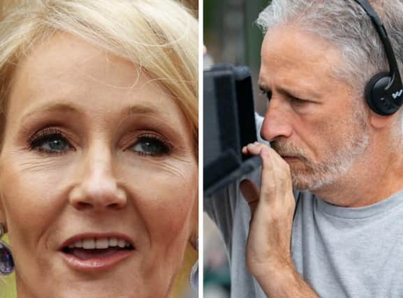 Former US talk show host Jon Stewart has hit out at JK Rowling for the “anti-Semitic” imagery used in the film Harry Potter and the Philosopher’s Stone.