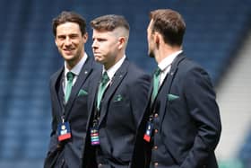 Kevin Nisbet and Hibs cut a dash pre-match but not in the first half