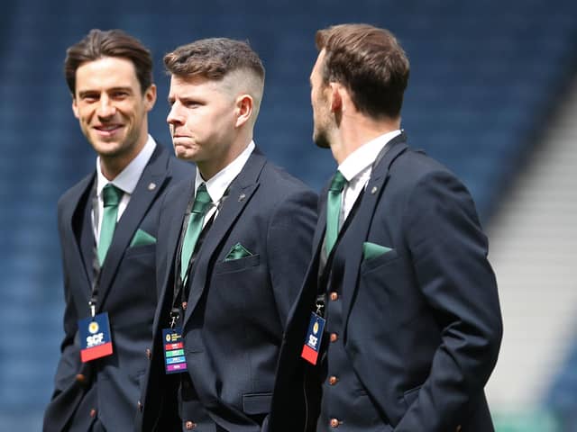 Kevin Nisbet and Hibs cut a dash pre-match but not in the first half