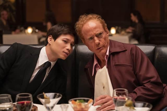Hoa Xuande as The Captain and Robert Downey Jr as Claude in The Sympathizer. Picture: HBO/Warner