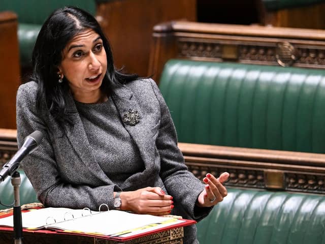 Home secretary Suella Braverman has been accused of the Scottish Government of making "factually inaccurate" statements in the Commons. Picture: Andy Bailey/UK Parliament/AFP