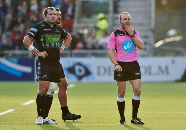 Glasgow Warriors co-captain Fraser Brown felt the Captain's Challenge experiment undermined referees. Picture: Rob Casey/SNS