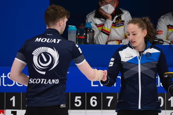Bruce Mouat and Jen Dodds beat Canada 7-4 to reach the final of the World Mixed Doubles Championship in Aberdeen. Picture: Celine Stucki/WCF