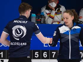 Bruce Mouat and Jen Dodds beat Canada 7-4 to reach the final of the World Mixed Doubles Championship in Aberdeen. Picture: Celine Stucki/WCF