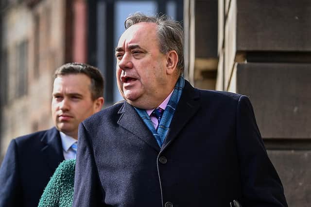 Former Scottish first minister Alex Salmond departs Edinburgh High Court in 2020. Picture: Jeff J Mitchell/Getty Images