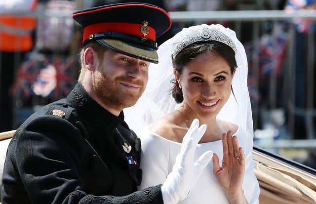 Prince Harry married Meghan on May 19, 2018 at their televised wedding ceremony in Windsor, their marriage certificate has revealed (Picture: Getty Images)