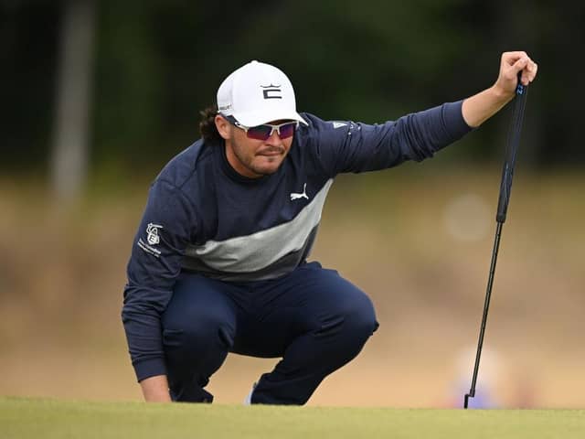 Ewen Ferguson lines up a putt on the ninth green during day one of the Genesis Scottish Open at The Renaissance Club. Picture: Octavio Passos/Getty Images.