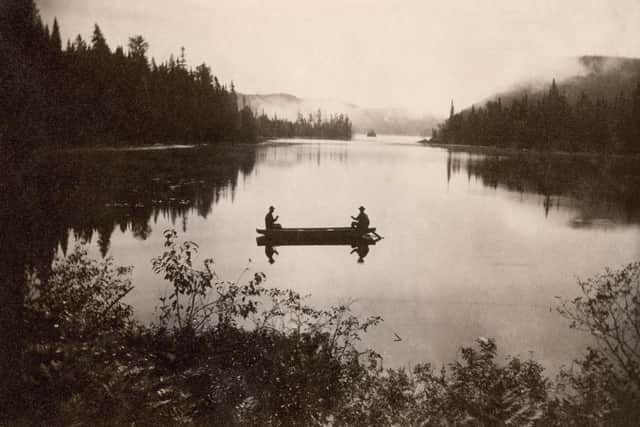 Canoe on a Lake, c. 1865 by Alexander Henderson PIC: Courtesy of the McCord Museum, Montreal