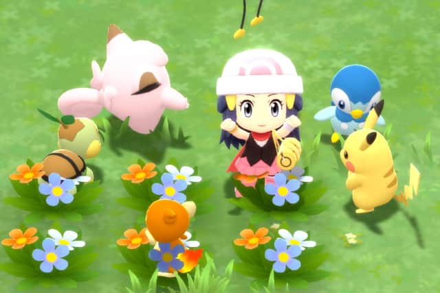 Trainers can travel around the Sinnoh region once more, collecting Pokémon as they go. Photo: The Pokémon Company.