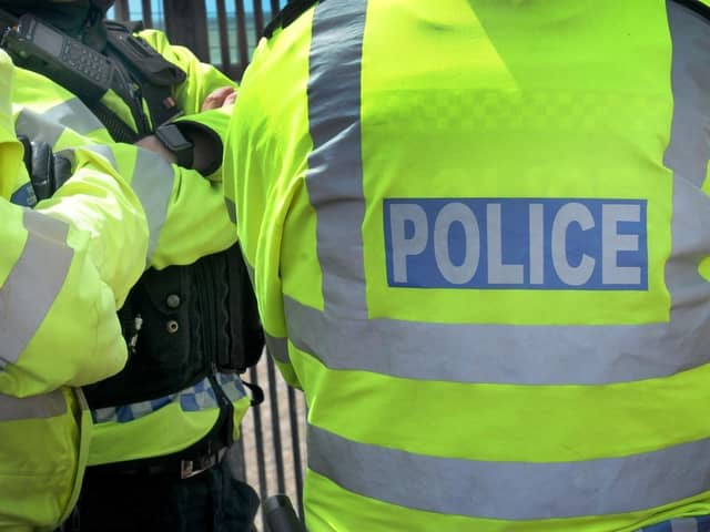 Emergency services were called to the area on Sunday. 