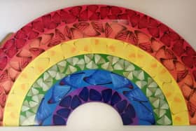 The Butterfly Rainbow  print will be on display in the Tayside Children’s Hospital in Dundee.