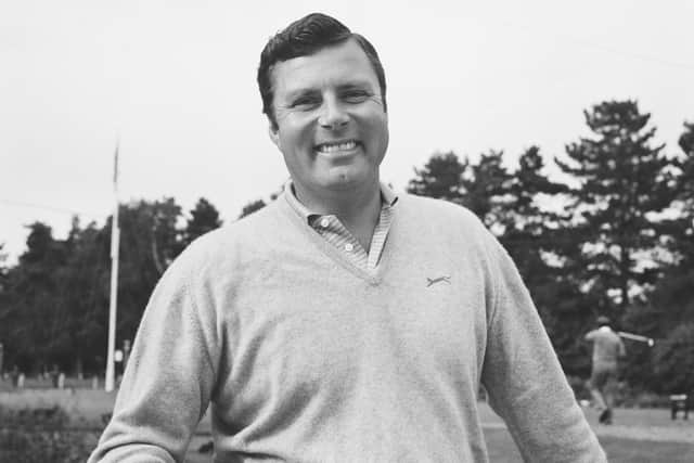 BBC Golf commentator Peter Alliss, pictured during his playing career in 1968, has died at the age of 89. Picture: Evening Standard/Hulton Archive/Getty Images